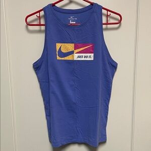 Nike Just Do It Periwinkle Blue Tank Top